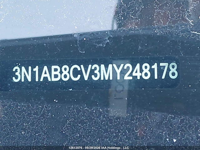 Продаж на аукціоні авто 2021 Nissan Sentra Sv, vin: 3N1AB8CV3MY248178, номер лоту: 12612076