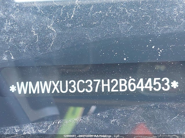 WMWXU3C37H2B64453 Mini 5 Door Cooper S