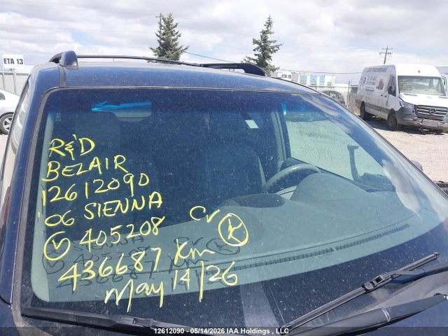 12612090 :رقم المزاد ، 5TDZA23C46S405208 vin ، 2006 Toyota Sienna Ce/le مزاد بيع