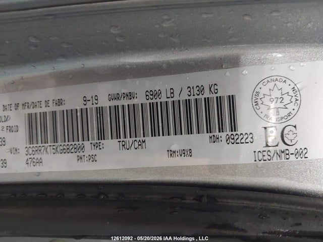 3C6RR7KT5KG682800 RAM 1500 Classic St