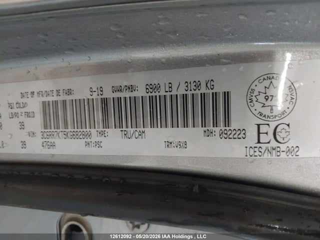 3C6RR7KT5KG682800 RAM 1500 Classic St