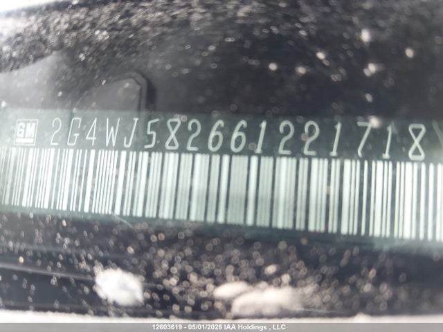 Auction sale of the 2006 Buick Allure Cxl, vin: 2G4WJ582661221718, lot number: 12603619