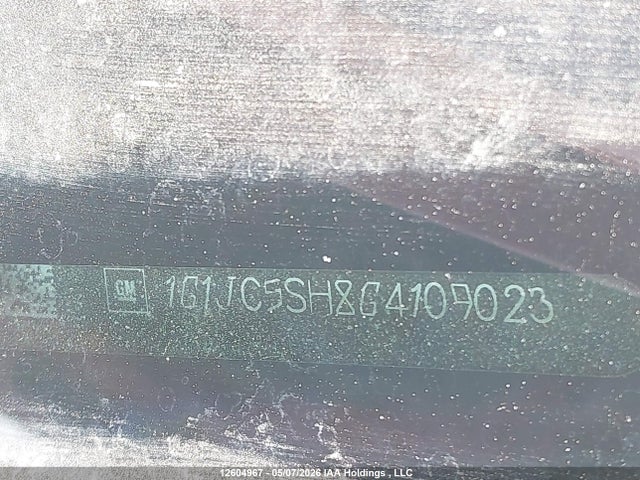 1G1JC5SH8G4109023 Chevrolet Sonic Lt Auto