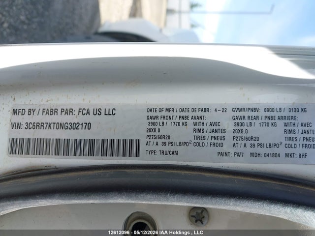 RAM 1500 Classic Tradesman 2022 3C6RR7KT0NG302170 Image 18