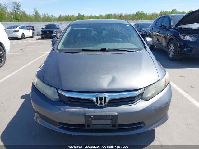 12612102 :رقم المزاد ، 2HGFB2F45CH105354 vin ، 2012 Honda Civic Lx مزاد بيع