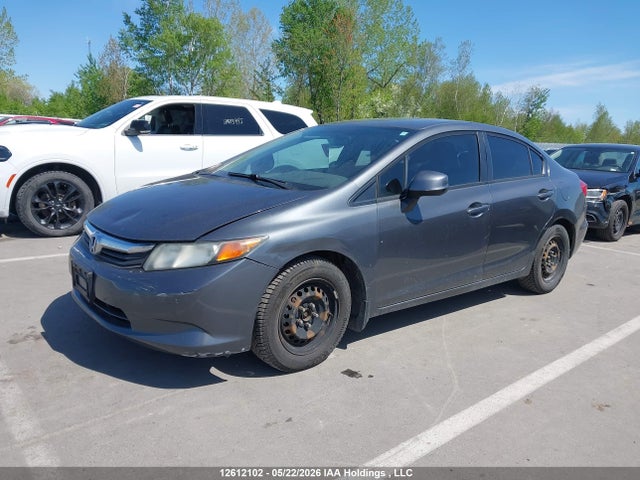 12612102 :رقم المزاد ، 2HGFB2F45CH105354 vin ، 2012 Honda Civic Lx مزاد بيع