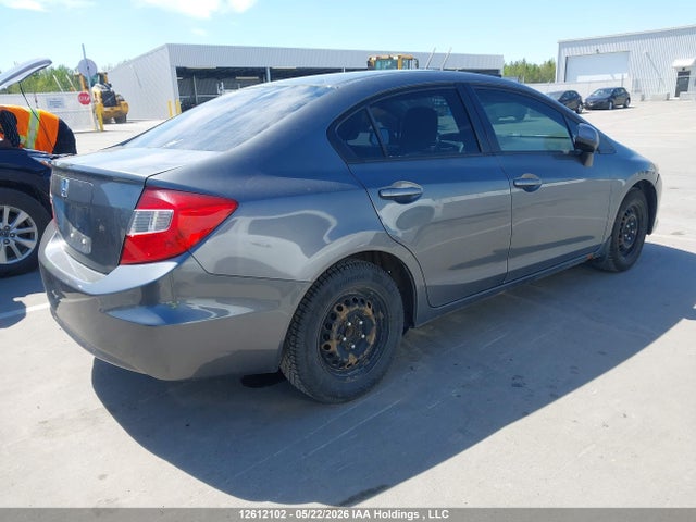 12612102 :رقم المزاد ، 2HGFB2F45CH105354 vin ، 2012 Honda Civic Lx مزاد بيع