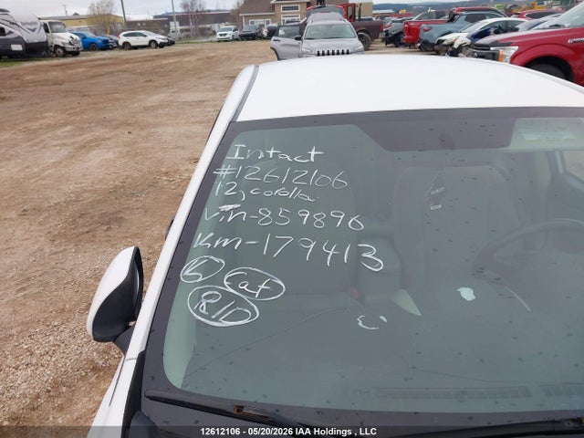 Aukcja sprzedaży 2012 Toyota Corolla Ce, vin: 2T1BU4EE9CC859896, numer aukcji: 12612106