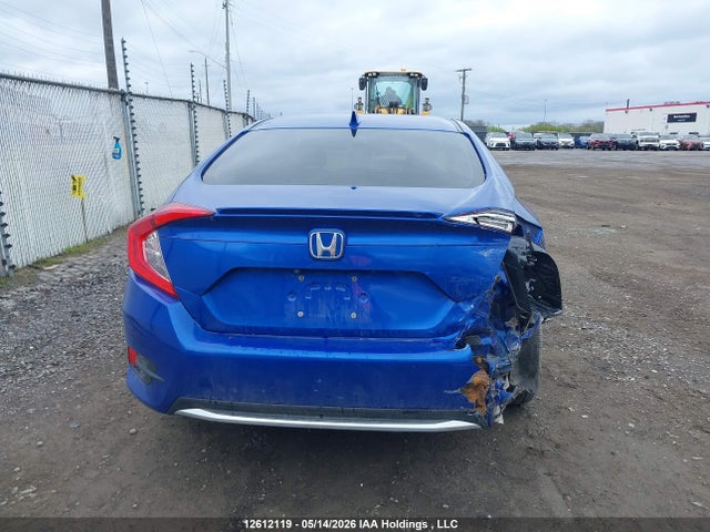 2019 Honda Civic Touring მანქანა იყიდება აუქციონზე, vin: 2HGFC1F95KH103055, აუქციონის ნომერი: 12612119