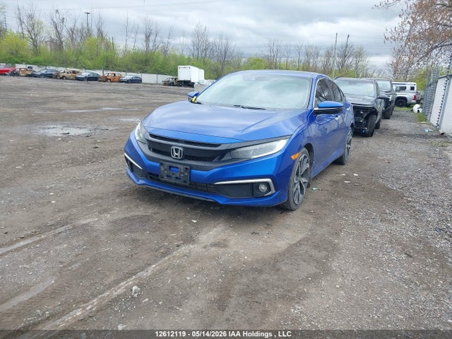 2019 Honda Civic Touring მანქანა იყიდება აუქციონზე, vin: 2HGFC1F95KH103055, აუქციონის ნომერი: 12612119