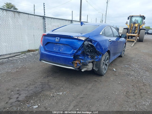 2019 Honda Civic Touring მანქანა იყიდება აუქციონზე, vin: 2HGFC1F95KH103055, აუქციონის ნომერი: 12612119