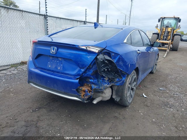 2019 Honda Civic Touring მანქანა იყიდება აუქციონზე, vin: 2HGFC1F95KH103055, აუქციონის ნომერი: 12612119