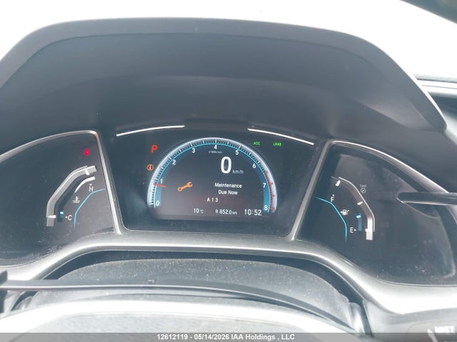 2019 Honda Civic Touring მანქანა იყიდება აუქციონზე, vin: 2HGFC1F95KH103055, აუქციონის ნომერი: 12612119
