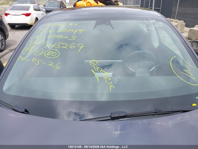 12612149 :رقم المزاد ، LRW3E1FA8PC945269 vin ، 2023 Tesla Model 3 Rwd مزاد بيع