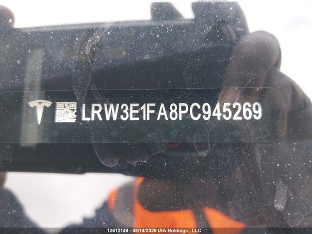 12612149 :رقم المزاد ، LRW3E1FA8PC945269 vin ، 2023 Tesla Model 3 Rwd مزاد بيع