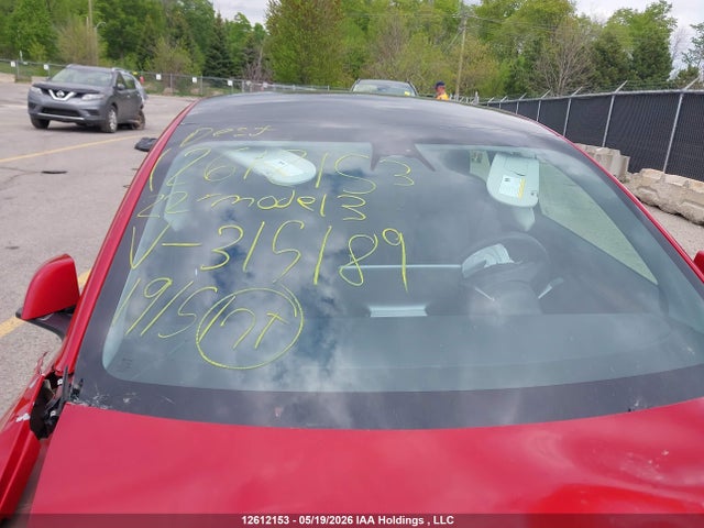 5YJ3E1EAXNF315189 Tesla MODEL 3