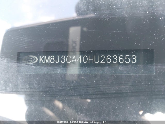 KM8J3CA40HU263653 Hyundai TUCSON SE