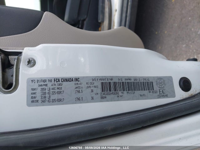 2017 Dodge Grand Caravan Cvp/sxt მანქანა იყიდება აუქციონზე, vin: 2C4RDGBG6HR582802, აუქციონის ნომერი: 12606785