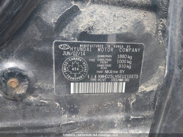 KMHD25LH5EU210373 Hyundai Elantra Gt Gl