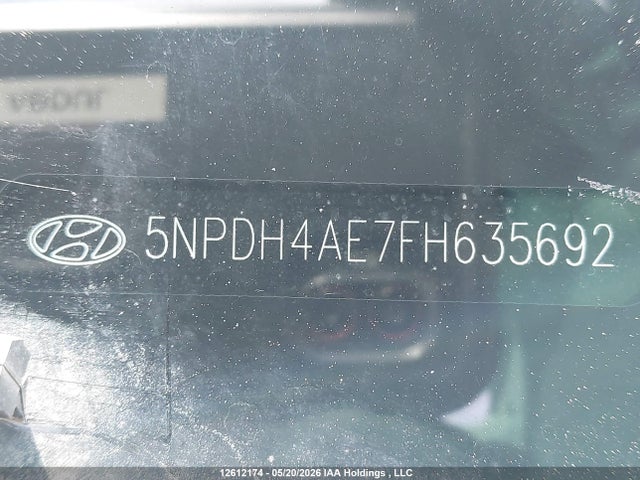 Aukcja sprzedaży 2015 Hyundai Elantra Gl, vin: 5NPDH4AE7FH635692, numer aukcji: 12612174