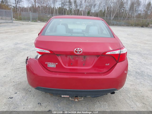 Продаж на аукціоні авто 2015 Toyota Corolla Le, vin: 2T1BURHE7FC244714, номер лоту: 12612235