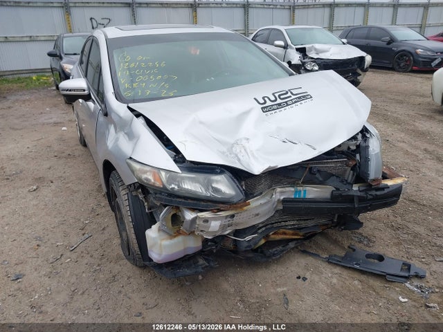 12612246 :رقم المزاد ، 2HGFB2F55EH005007 vin ، 2014 Honda Civic Ex 4dr مزاد بيع