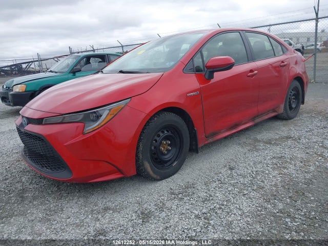 12612252 :رقم المزاد ، JTDBAMDE6MJ010017 vin ، 2021 Toyota Corolla Hybrid Base W/li Battery مزاد بيع