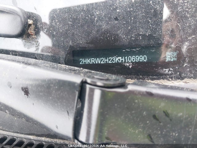 12612253 :رقم المزاد ، 2HKRW2H23KH106990 vin ، 2019 Honda Cr-v Lx مزاد بيع