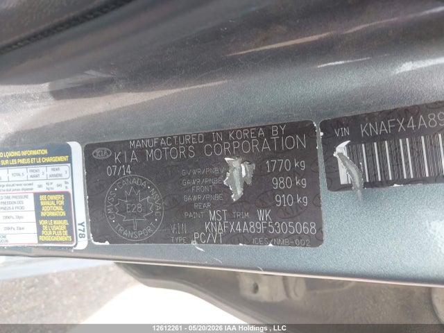 KIA Forte 2.0l Ex 2015 KNAFX4A89F5305068 Image 18