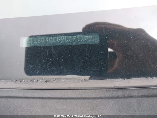 12612290 :رقم المزاد ، 2T1BU40E59C075179 vin ، 2009 Toyota Corolla Ce مزاد بيع