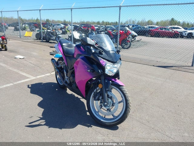 12612295 :رقم المزاد ، MLHMC412XB5000557 vin ، 2011 Honda Cbr250 Ra مزاد بيع