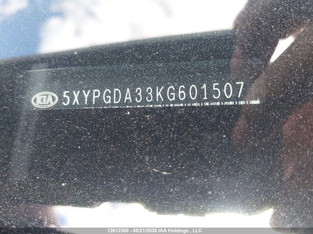 5XYPGDA33KG601507 KIA Sorento L/lx