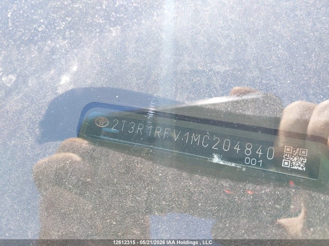 Aukcja sprzedaży 2021 Toyota Rav4 Xle/xle Premium, vin: 2T3R1RFV1MC204840, numer aukcji: 12612315