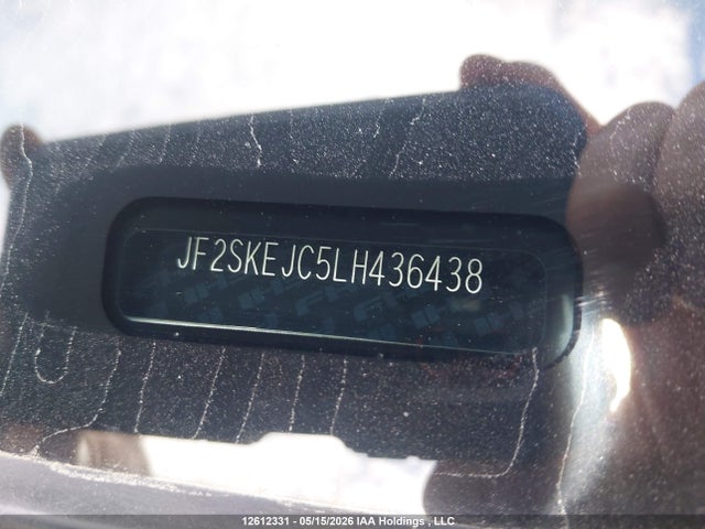 12612331 :رقم المزاد ، JF2SKEJC5LH436438 vin ، 2020 Subaru Forester Touring مزاد بيع