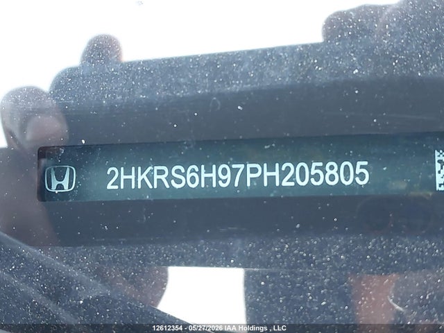 2023 Honda Cr-v Touring Hybrid მანქანა იყიდება აუქციონზე, vin: 2HKRS6H97PH205805, აუქციონის ნომერი: 12612354