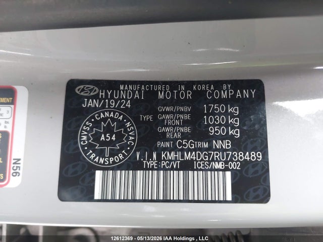 Продаж на аукціоні авто 2024 Hyundai Elantra Sel, vin: KMHLM4DG7RU738489, номер лоту: 12612369