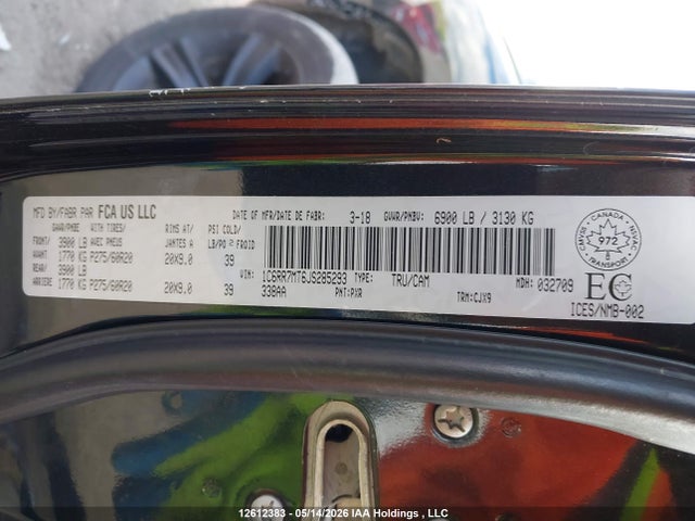 1C6RR7MT6JS285293 RAM 1500 Sport