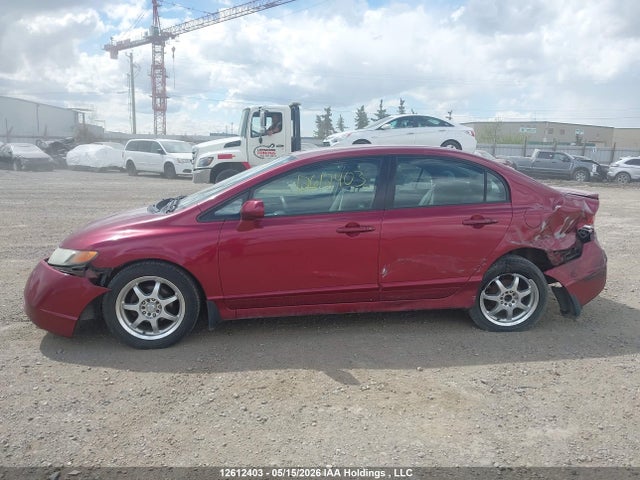 2008 Honda Civic Lx მანქანა იყიდება აუქციონზე, vin: 2HGFA16598H004394, აუქციონის ნომერი: 12612403