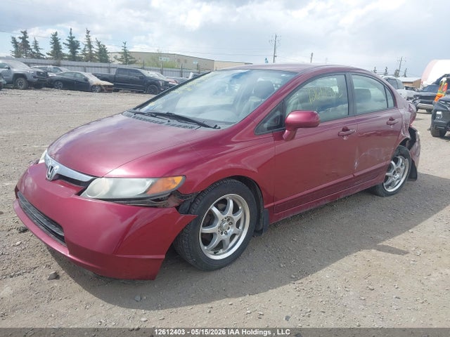 2008 Honda Civic Lx მანქანა იყიდება აუქციონზე, vin: 2HGFA16598H004394, აუქციონის ნომერი: 12612403
