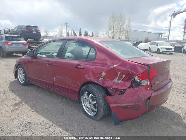 2008 Honda Civic Lx მანქანა იყიდება აუქციონზე, vin: 2HGFA16598H004394, აუქციონის ნომერი: 12612403