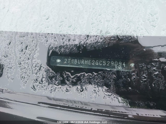 12612404 :رقم المزاد ، 2T1BURHE2GC529094 vin ، 2016 Toyota Corolla S مزاد بيع