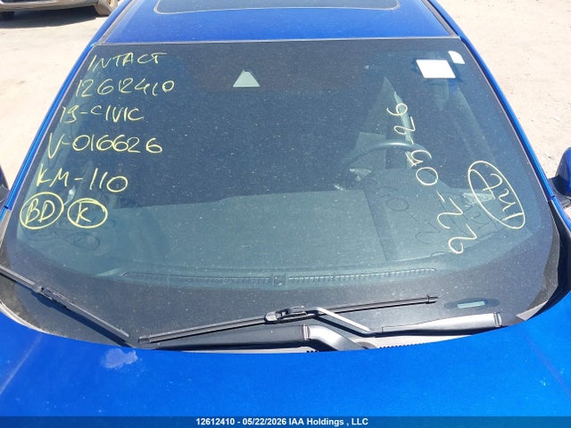 12612410 :رقم المزاد ، 2HGFC2F87KH016626 vin ، 2019 Honda Civic مزاد بيع