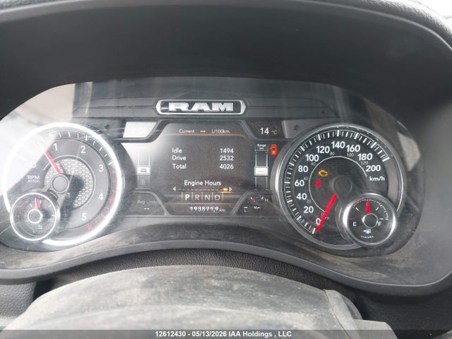 12612430 :رقم المزاد ، 3C6UR5KL9NG124032 vin ، 2022 Ram 2500 Laramie مزاد بيع