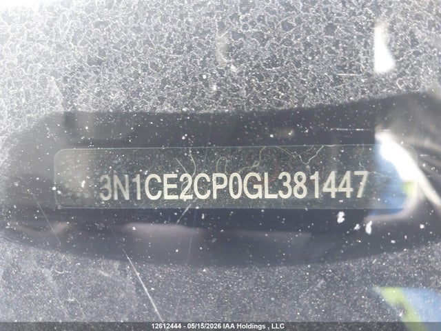 Aukcja sprzedaży 2016 Nissan Versa Note S/s Plus/sv/sl/sr, vin: 3N1CE2CP0GL381447, numer aukcji: 12612444