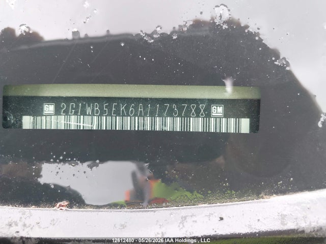 12612480 :رقم المزاد ، 2G1WB5EK6A1173788 vin ، 2010 Chevrolet Impala Lt مزاد بيع