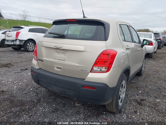 12612489 :رقم المزاد ، 3GNCJKEB8EL195864 vin ، 2014 Chevrolet Trax Ls مزاد بيع