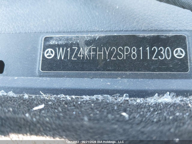 Aukcja sprzedaży 2025 Mercedes-benz Sprinter 2500 High Roof 4-cyl Diesel, vin: W1Z4KFHY2SP811230, numer aukcji: 12612563
