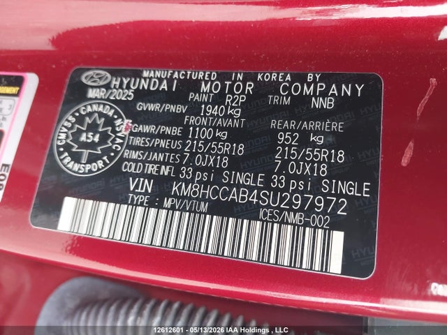 Hyundai Kona Sel 2025 KM8HCCAB4SU297972 Image 18