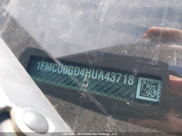 1FMCU0GD4HUA43718 Ford ESCAPE SE
