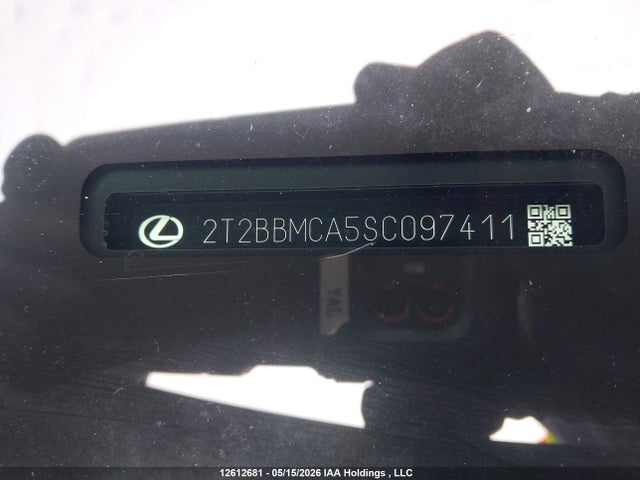 12612681 :رقم المزاد ، 2T2BBMCA5SC097411 vin ، 2025 Lexus Rx 350h مزاد بيع